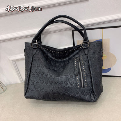 Sac motif embosse grande capacité