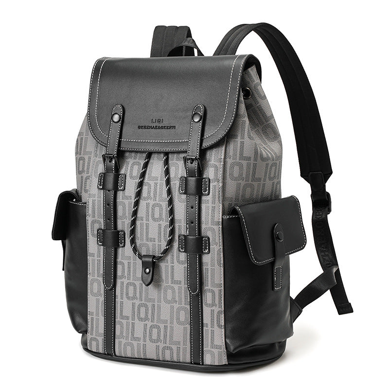 Sac dos PU voyage 36-55L vue profil