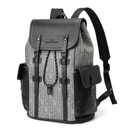 Sac dos PU voyage 36-55L vue profil