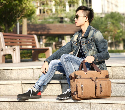 Sac dos crossbody noir polyvalent
