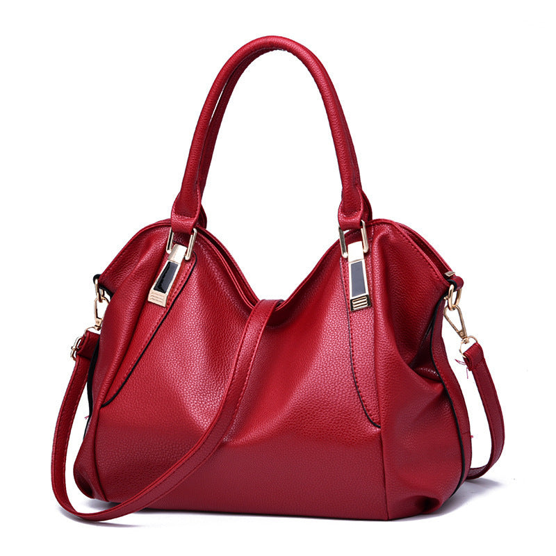 Tote bag cuir souple marron