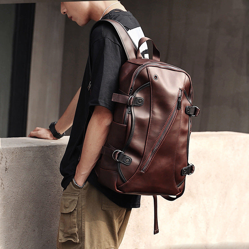 Sac dos cuir Crazy Horse vue face