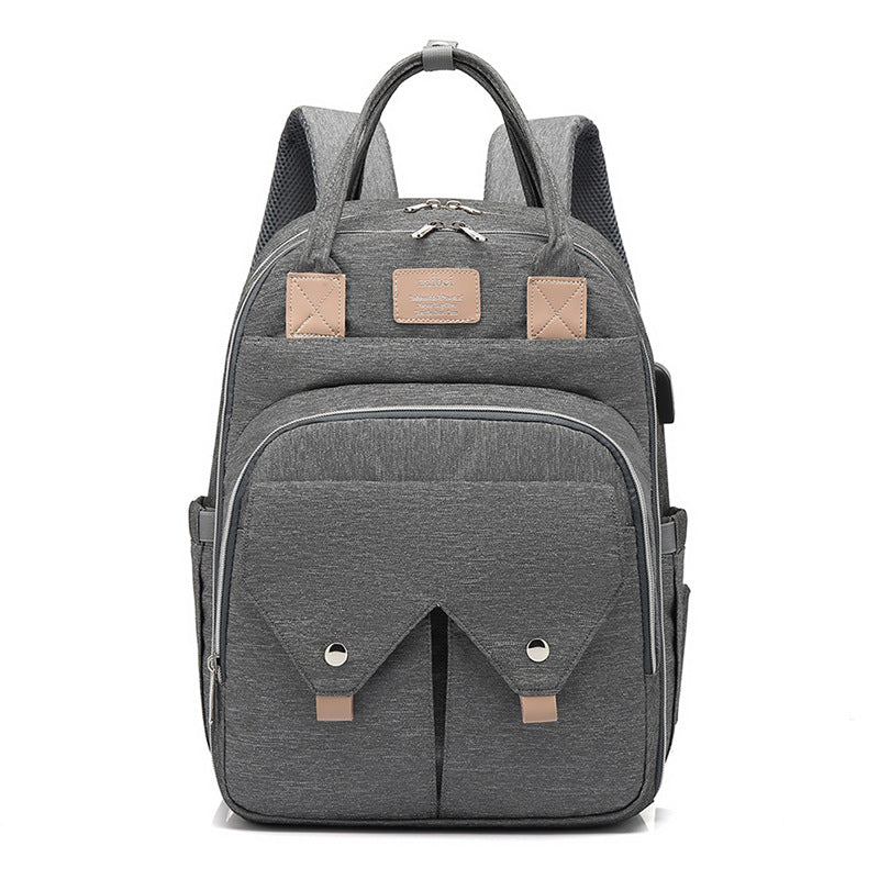 Sac maternité gris