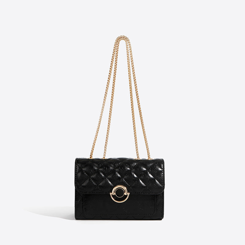 Sac épaule noir urbain minimaliste