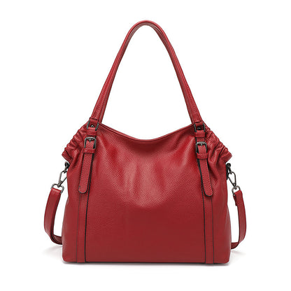 VOGALIA Sac à main femme en cuir de vache – grande capacité