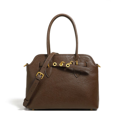 Sac cuir véritable marron
