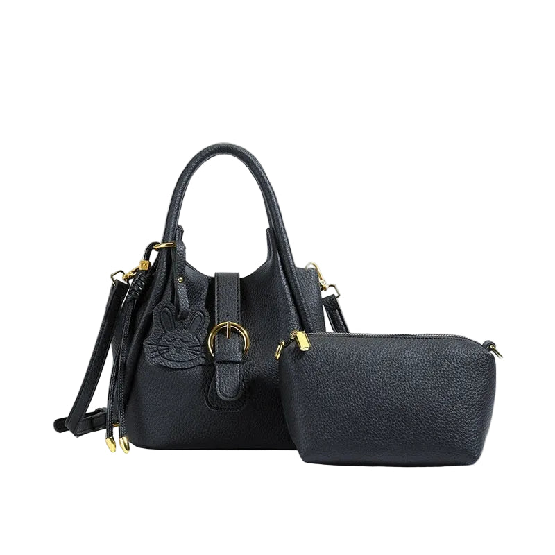 Mini sac seau chat abricot