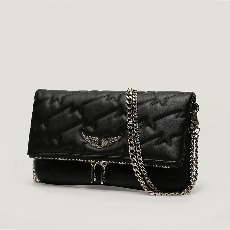 Sac à épaule femme grande capacité détail chaîne