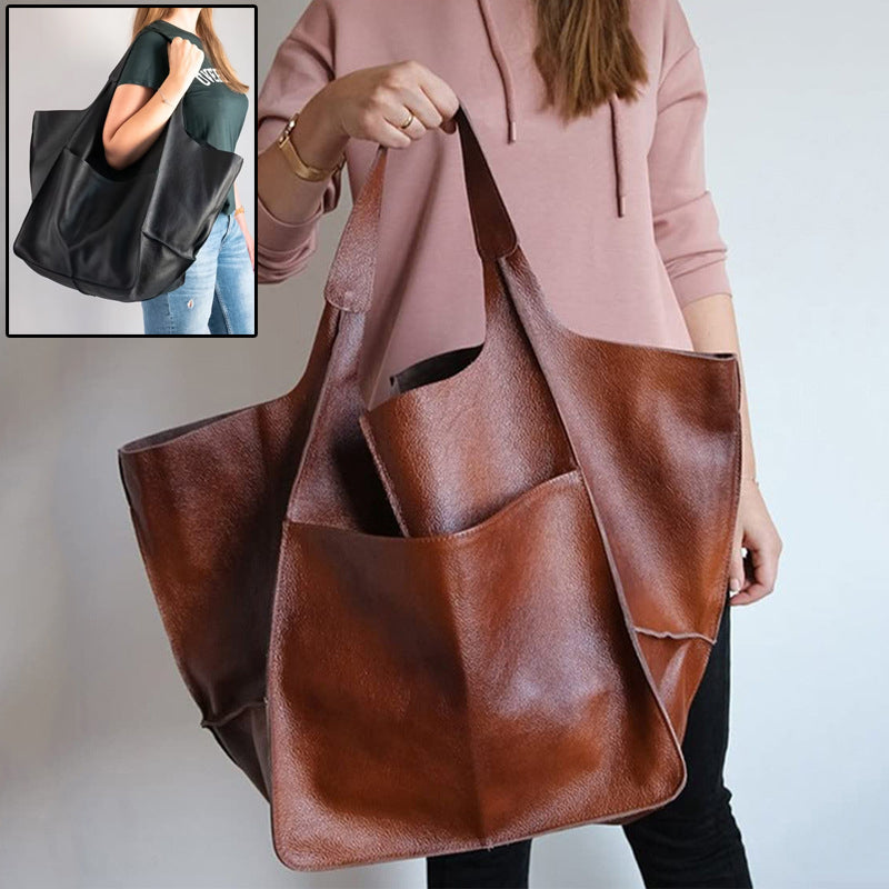 Blanche tote bleu marine rose