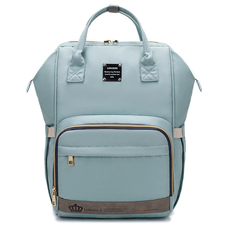 Sac maternité bleu rouge