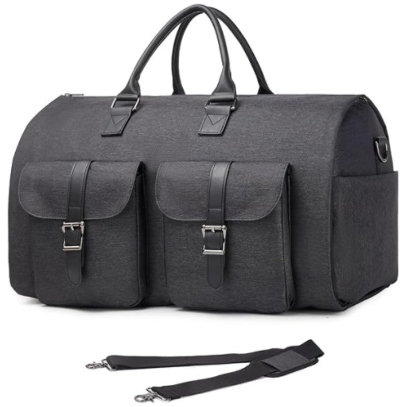 Sac de voyage pliable détail couture