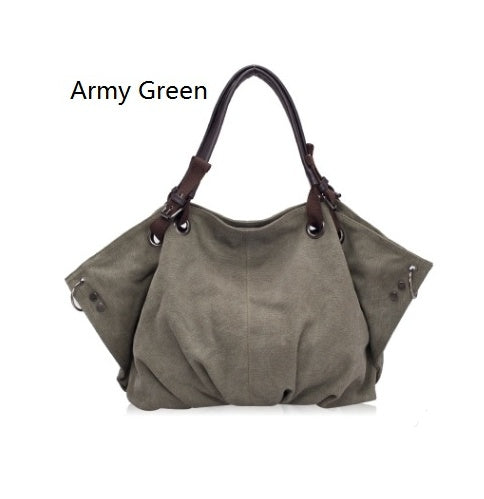 Sac canvas marron dumpling