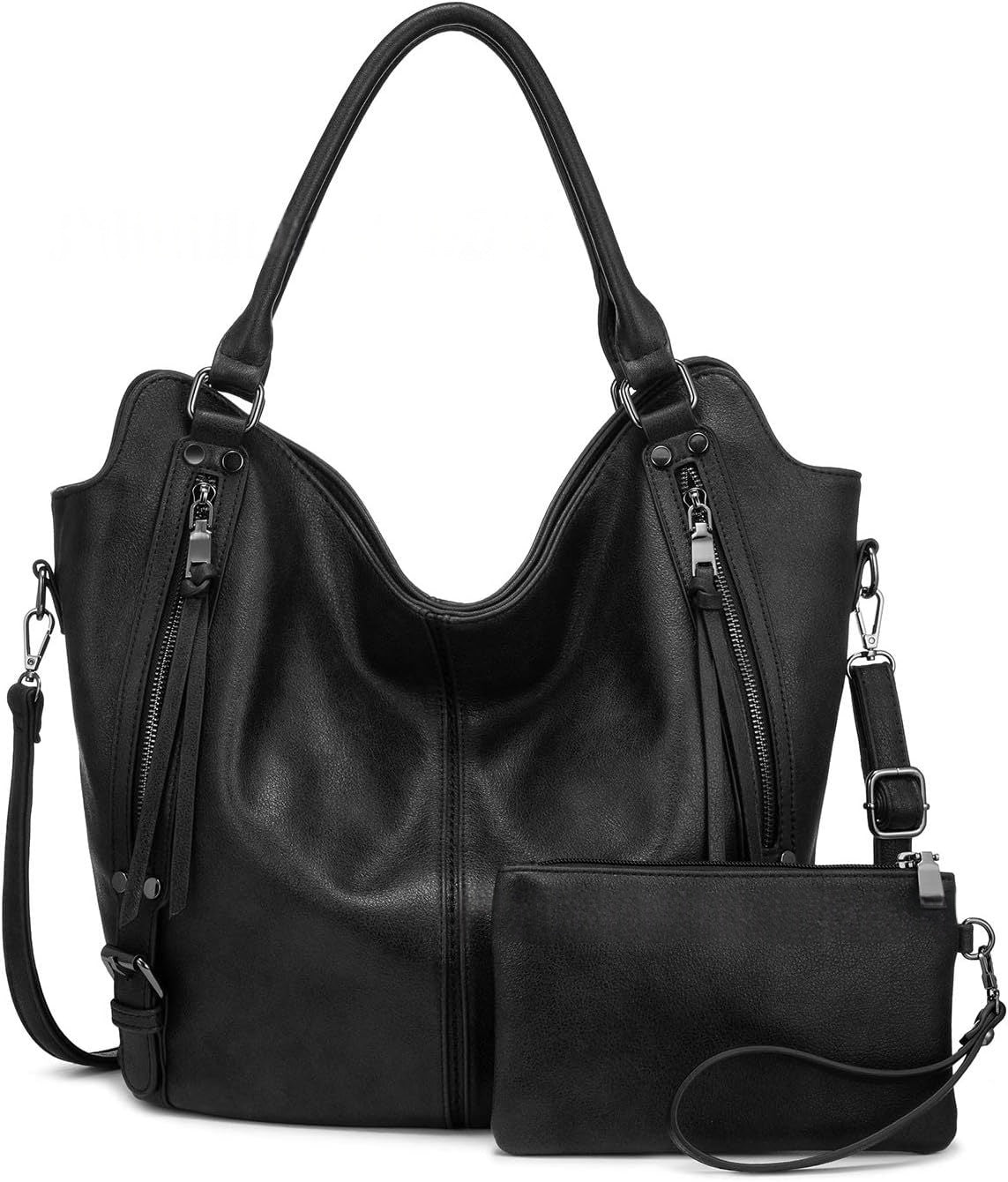 Tote bag souple cuir violet raisin