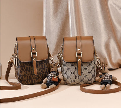 Sac de téléphone portable rétro multicouche pour femme - Vogalia