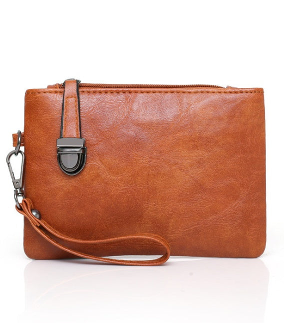 Sac épaule femme PU marron carré vertical, style rétro coutures carrosserie, fermeture zip

