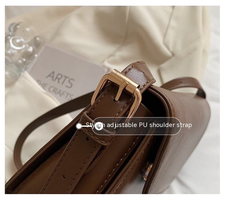 Sac bandoulière femme beige minimaliste