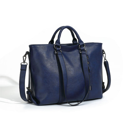 Sac Tote grande capacité en cuir souple – bandoulière simple
