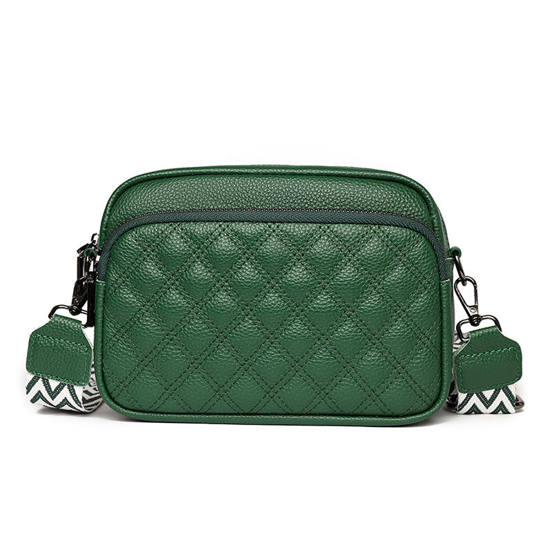 Sac losange blanc vue face