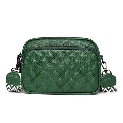 Sac losange blanc vue face
