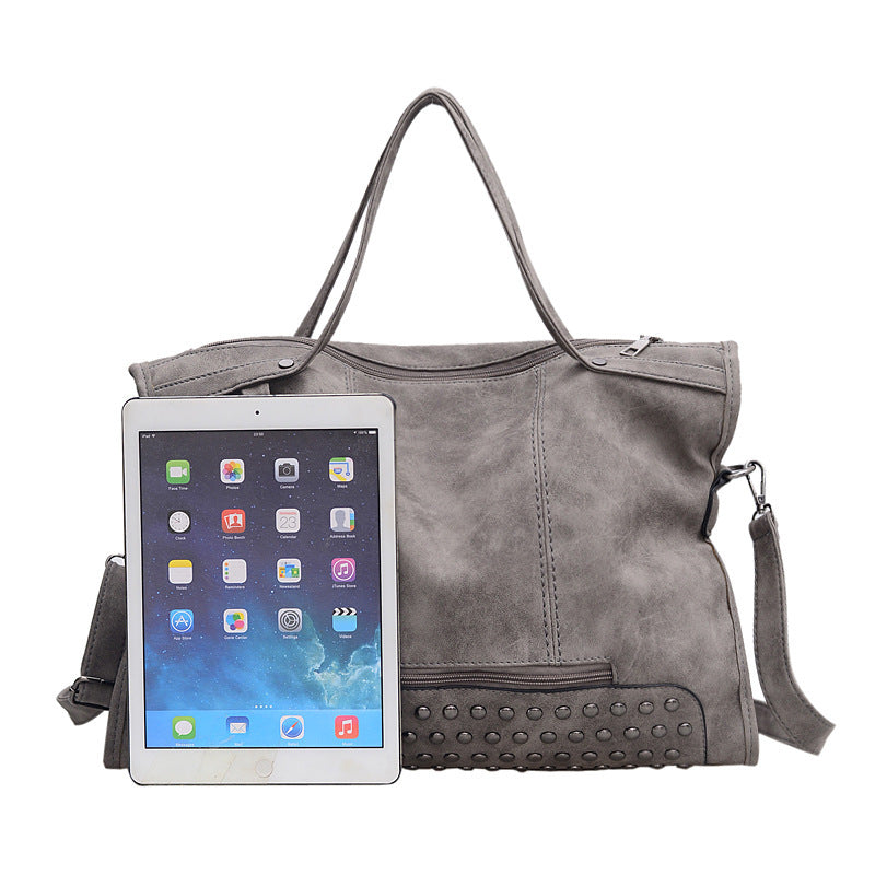Régine tote gris 43x30x14cm
