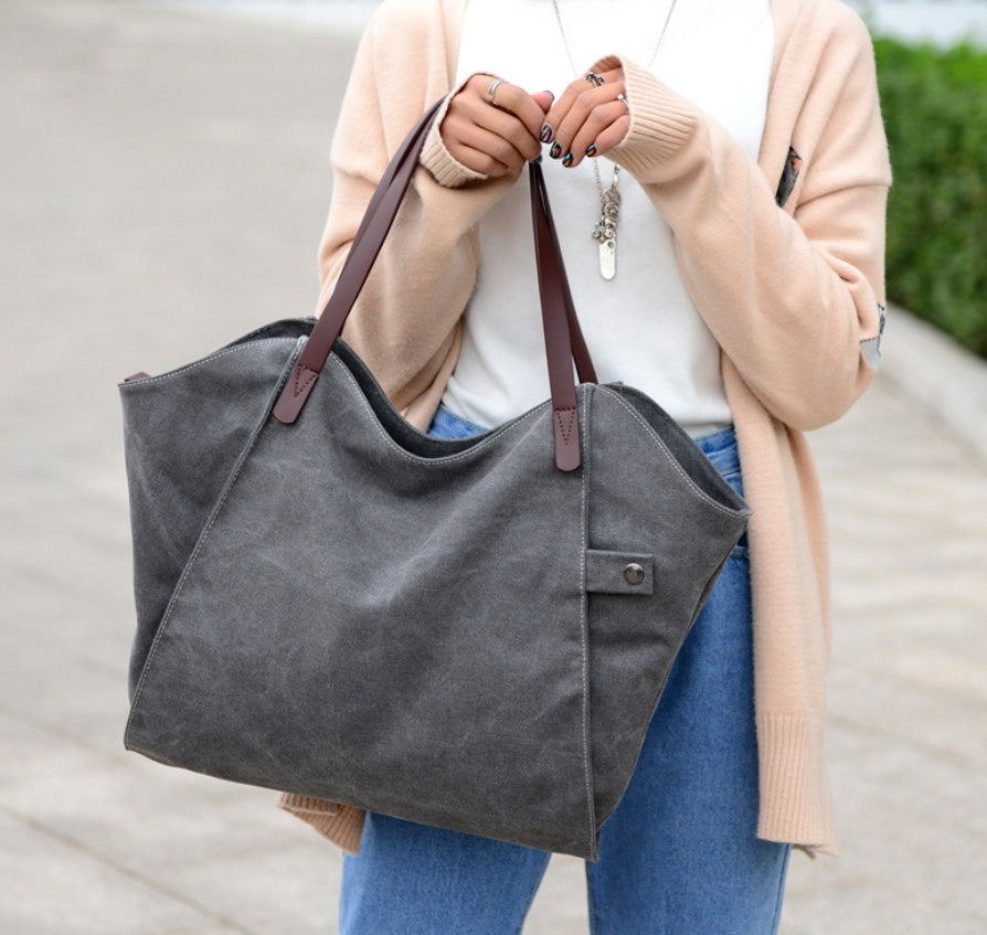 Naïs tote marron grande capacité