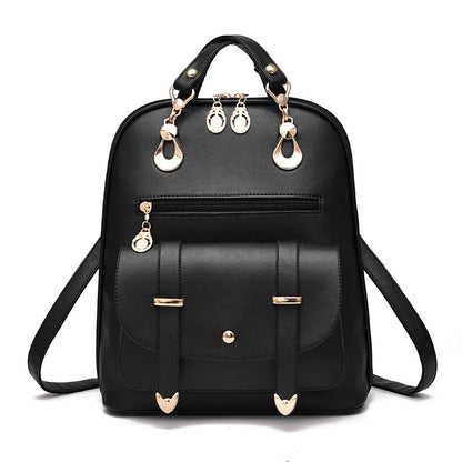 Sac à dos PU noir double usage