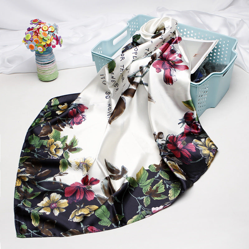 Foulard soie haut de gamme vue face