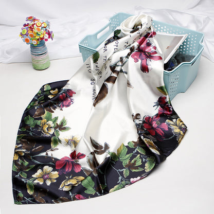 Foulard soie haut de gamme vue face