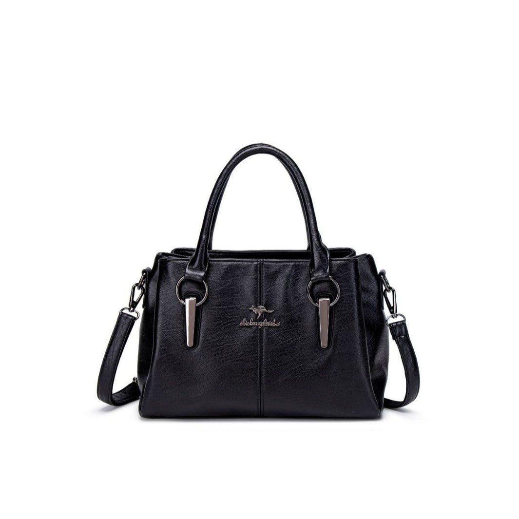 Sac crossbody cuir souple noir 7 coloris
