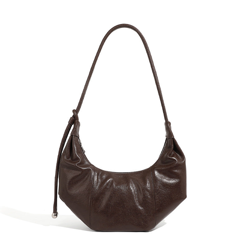 Sac croissant underarm vue face 36x12cm