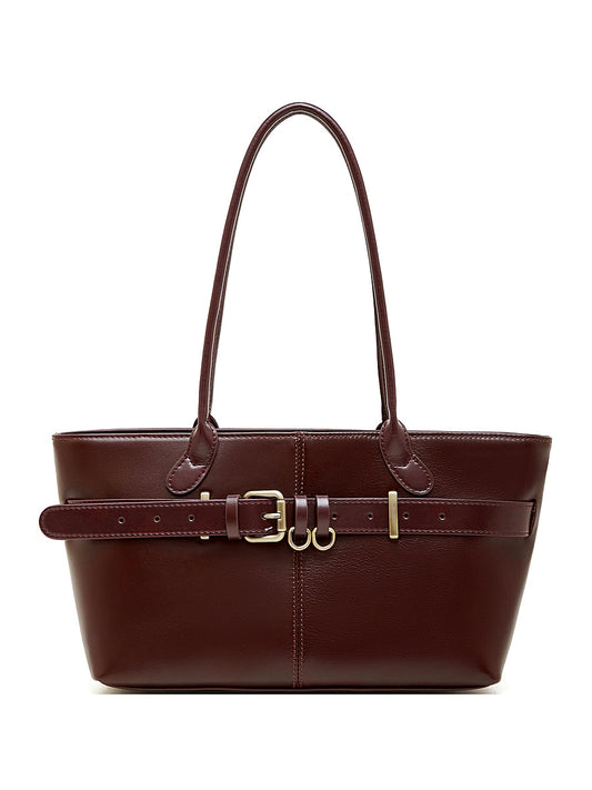 Sac commuter cuir noir 28x12x18