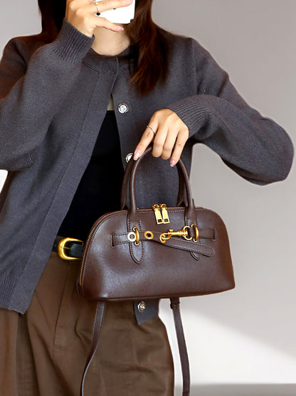 Sac vachette caramel moka