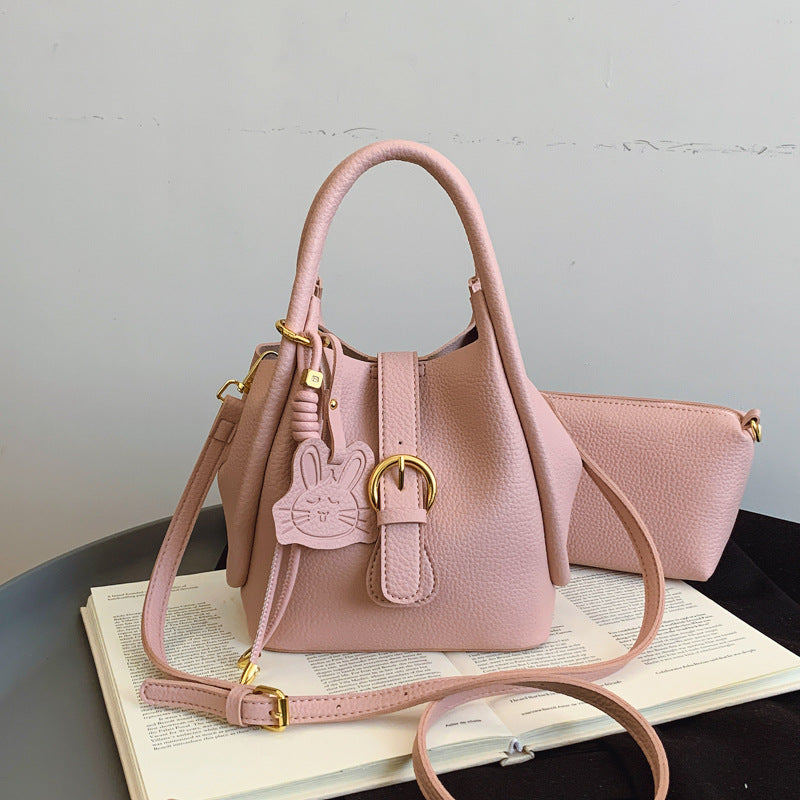 Mini sac chat kawaii vue face