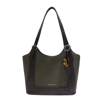Tote PU noir commuter Éva Vogalia Paris