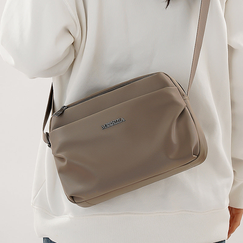 Sac crossbody kaki multipoches