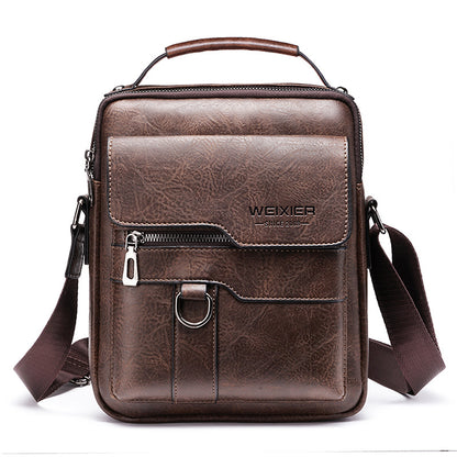 Sac messager noir classique horizontal