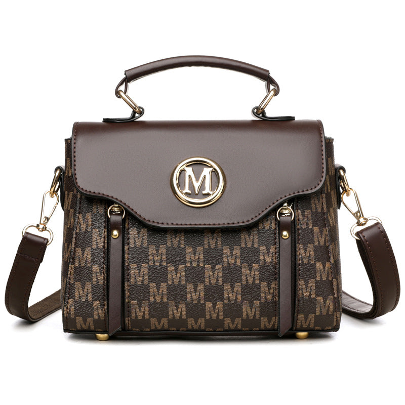 Sac main classique rétro noir