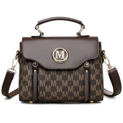 Sac main classique rétro noir