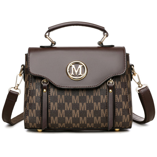 Sac main classique rétro noir