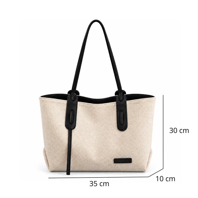 Sac a main beige  — Blanche
