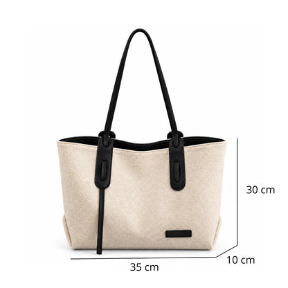 Sac a main beige  — Blanche