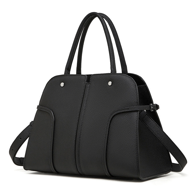 Sac main cuir vachette 2 coloris