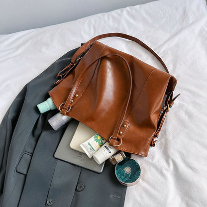 Sac à Épaule Rétro Femme – Grande Capacité & Élégance Vintage