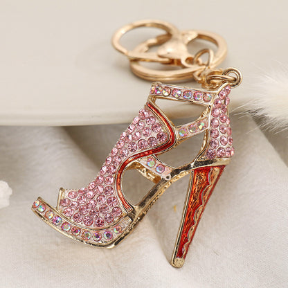 Talon aiguille blanc diamant