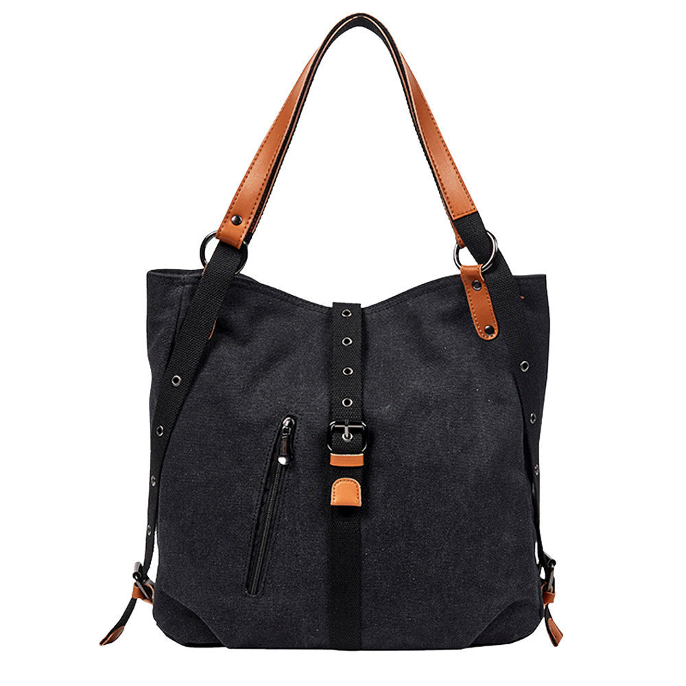 Sac canvas noir