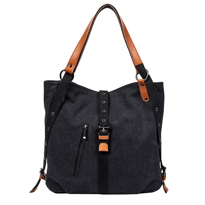 Sac canvas noir