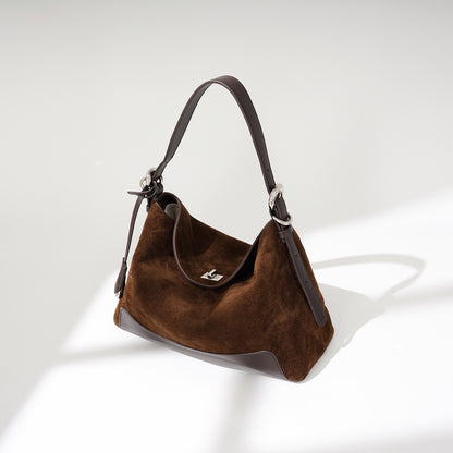 Sac commuter café foncé crossbody