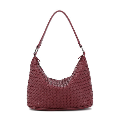 Sac épaule PU tissé noir Bella Vogalia Paris sac dragon diffusion