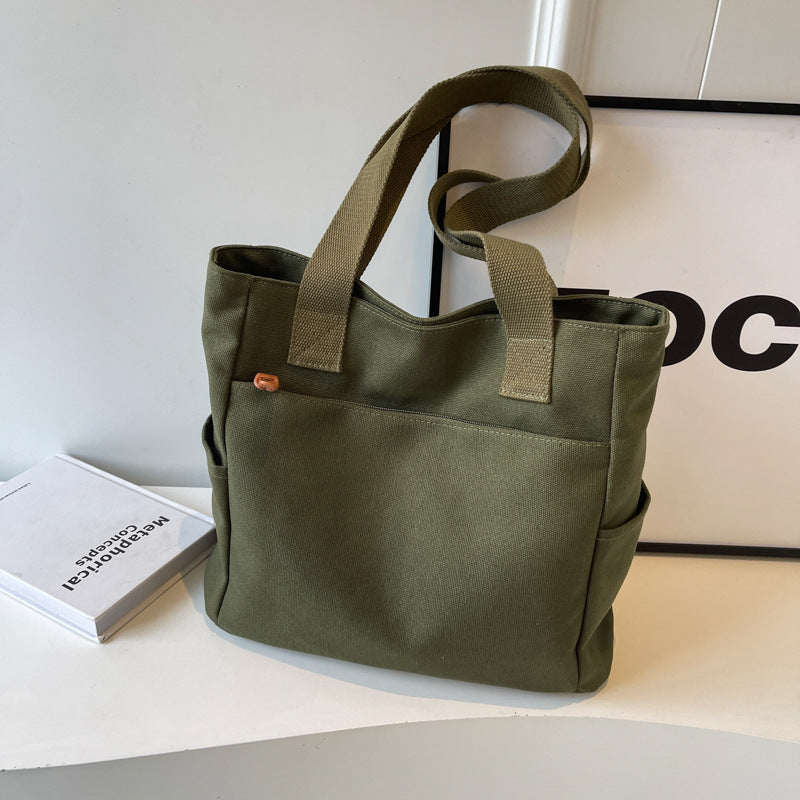 Sac casual grande capacité vue profil