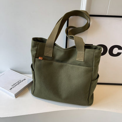 Sac casual grande capacité vue profil
